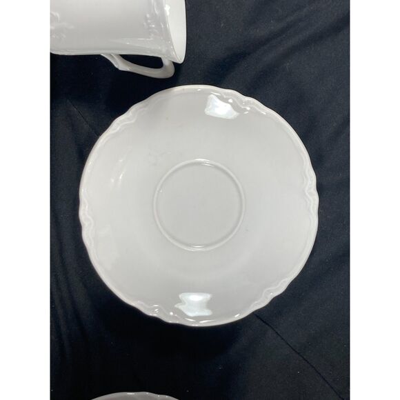 Tischenreuther Hirschenreuth Baronesse 6 Cup & Saucers MINT bone china Germany - Picture 7 of 7